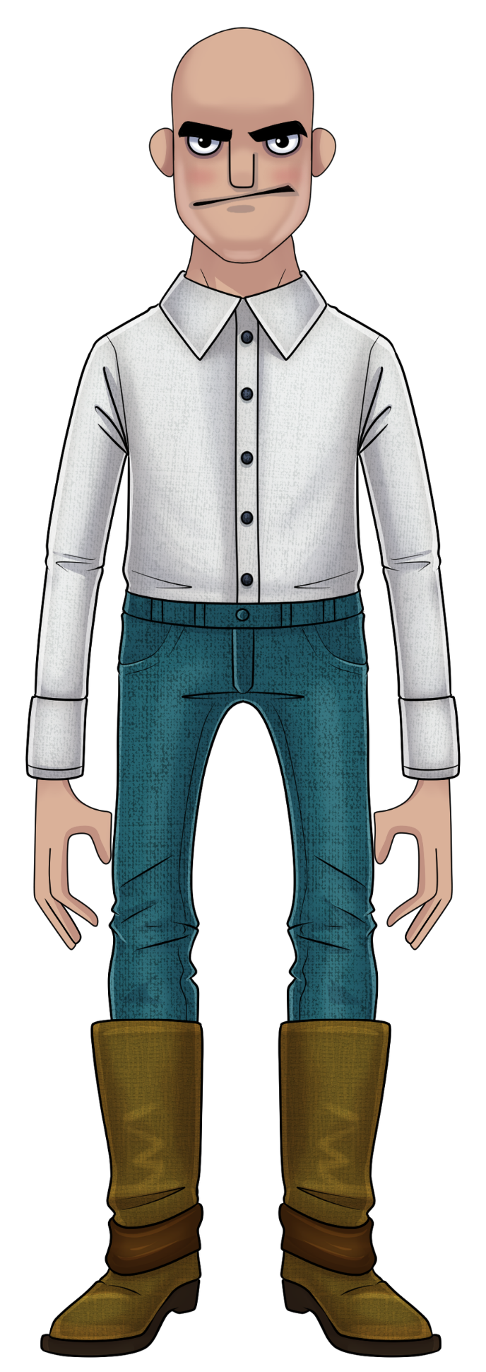 Rook cowboy character