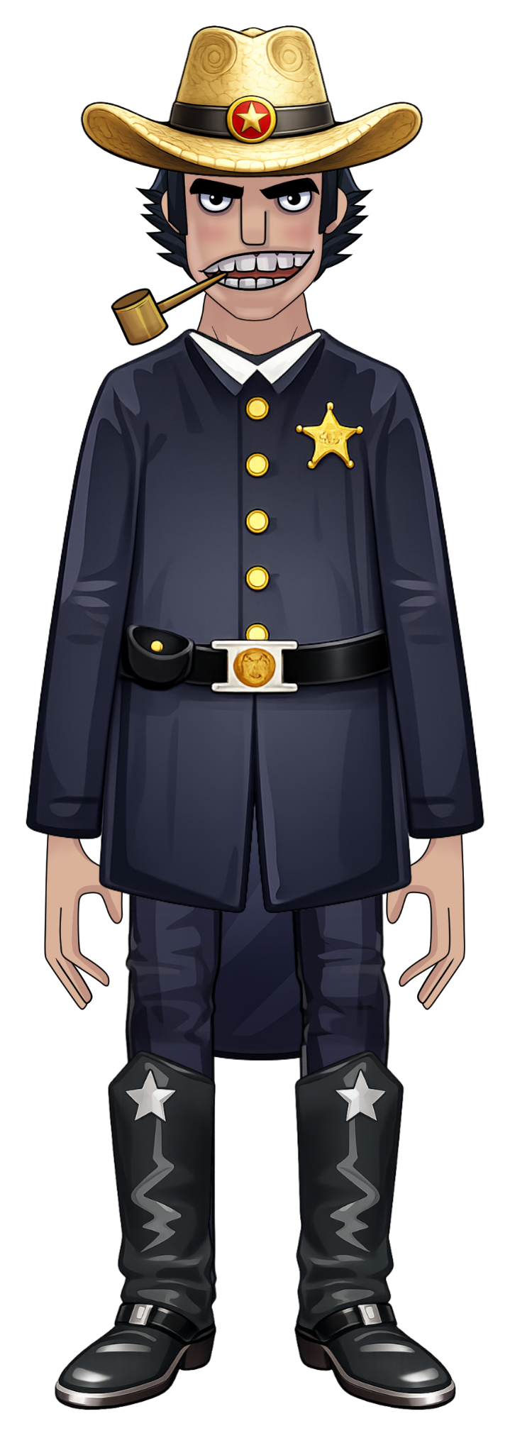 Star Sheriff town sheriff character