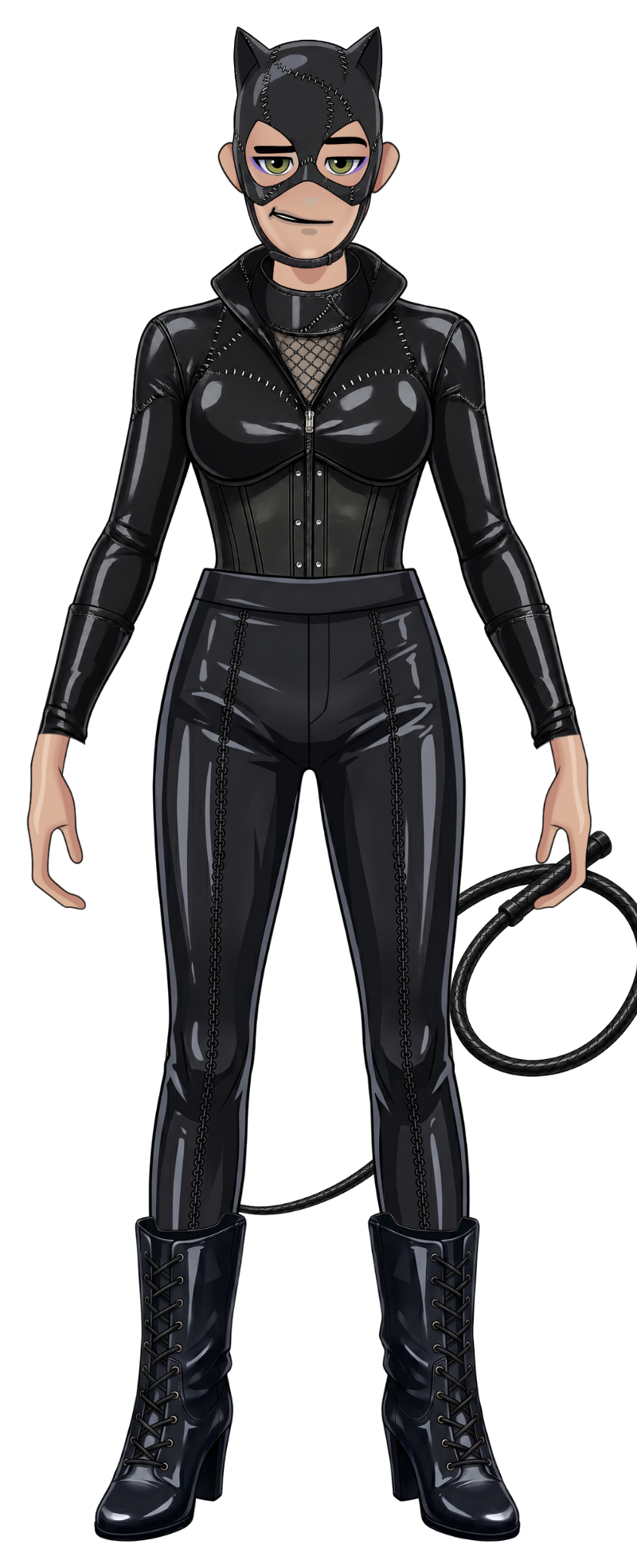 Midnight Lynx western woman character