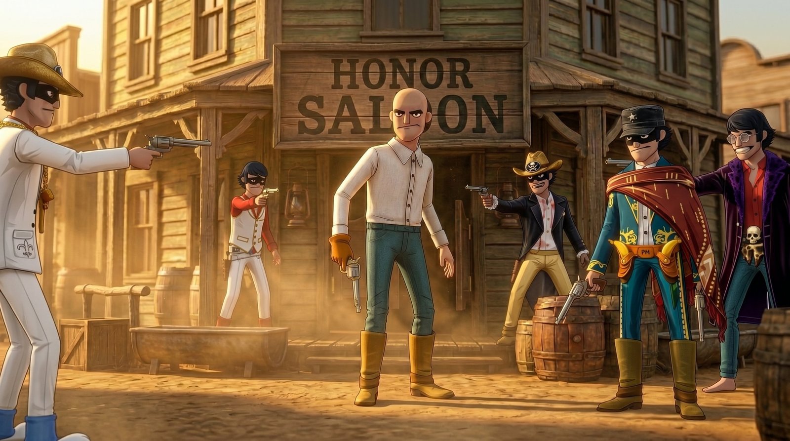 HN Gunslinger saloon artwork